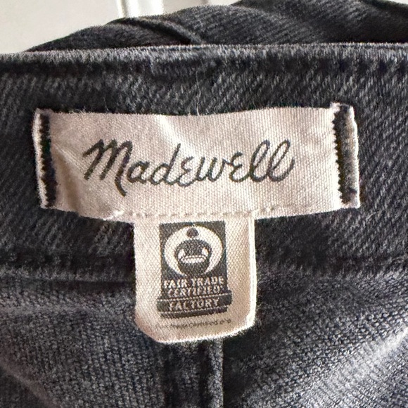 •Madewell• 10” High Rise Skinny Gray Jeans - Size 35/20 - Picture 2 of 9